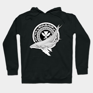 Kanaka Maoli Humpback Whales Hoodie